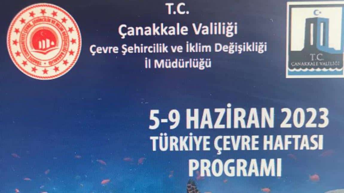 Türkiye Çevre Haftası Programı Etkinlikleri